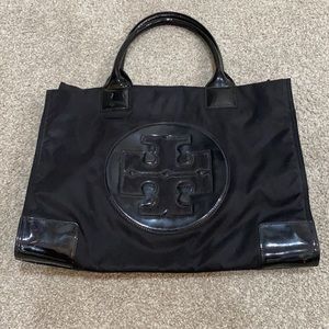 Tory burch Ella Patent Nylon Tote